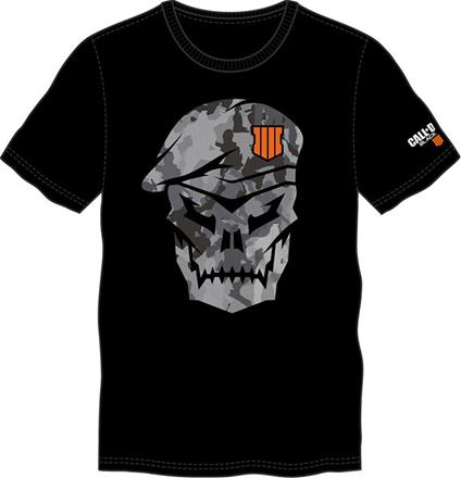 T-Shirt Call of Duty Black OPS IIII-Teschio Tg.XL
