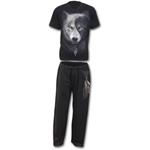 Pigiama Uomo Spiral. Wolf Chi. 4pc Mens Gothic Pyjama Set