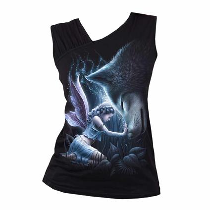 Top Donna Tg. M Spiral Direct: Sacred Bond - Black