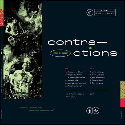 Demain est annulé - Vinile LP di Contractions