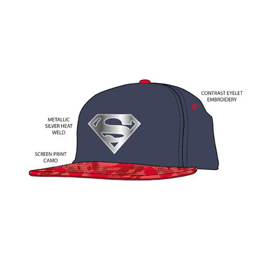 Dc Comics: Superman - Metallic Logo (Cappellino)