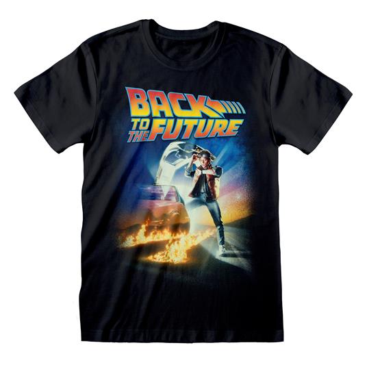 T-Shirt Unisex Tg. S. Back To The Future: Poster Black