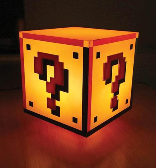 Lampada Super Mario. Question Block - 2