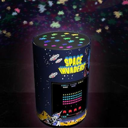 Lampada Space Invaders. Projection
