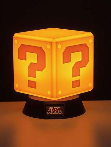 Nintendo Super Mario Bros Question Block 3D light Paladone - 2