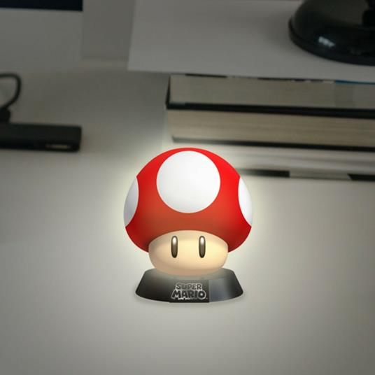 Lampada Nintendo. Super Mario Super Mushroom 3D