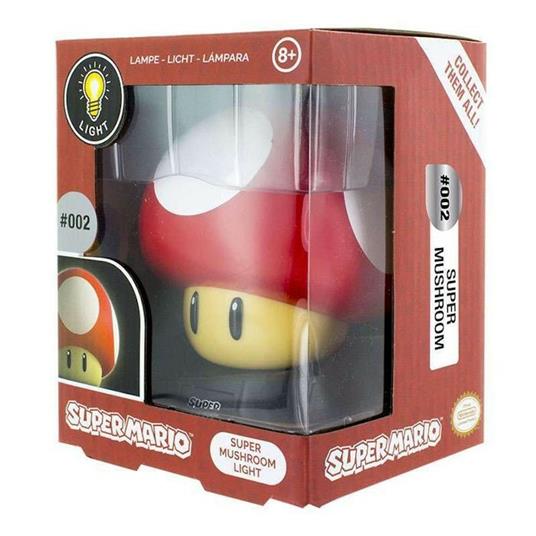 Lampada Nintendo. Super Mario Super Mushroom 3D - 3