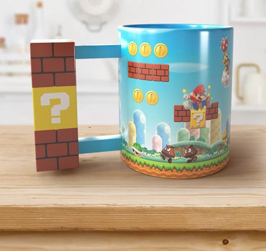 Nintendo: Paladone - Super Mario Level Shaped Mug (Tazza Sagomata) -  Paladone - Idee regalo