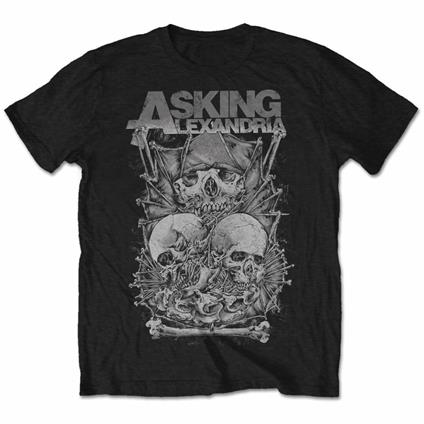 T-Shirt Unisex Asking Alexandria. Skull Stack