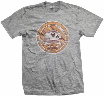 T-Shirt Star Wars Mens Tee: Bb-8 Distress