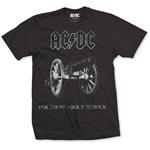 T-Shirt Ac/dc Mens Tee: About To Rock