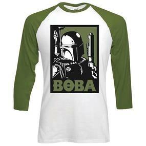 Maglia manica 3/4 Star Wars Boba Block Raglan Baseball