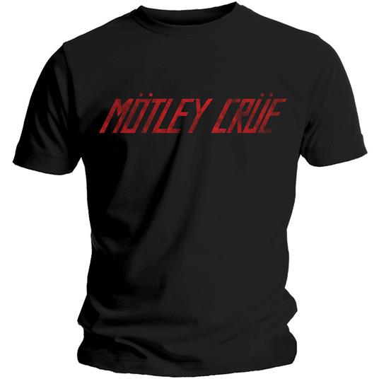 T-Shirt unisex Motley Crue. Distressed Logo