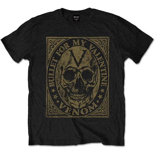 T-Shirt Unisex Bullet For My Valentine. Venom Skull