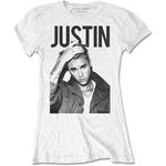 T-Shirt Donna Justin Bieber. Bold