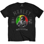 T-Shirt Unisex Bob Marley. Rebel Music Seal