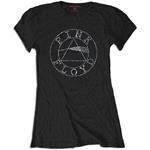 T-Shirt Donna Pink Floyd. Circle Logo