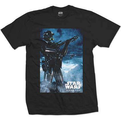 T-Shirt Unisex Star Wars. Rogue One Death Trooper Black
