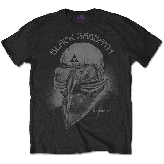 T-Shirt Unisex Black Sabbath. Us Tour 1978 Black