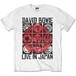 T-Shirt Unisex David Bowie. Live In Japan White