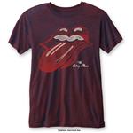 T-Shirt Unisex Tg. L Rolling Stones. Vintage Tongue Blue Red
