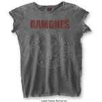 T-Shirt Donna Tg. S Ramones. Presidential Seal Grey