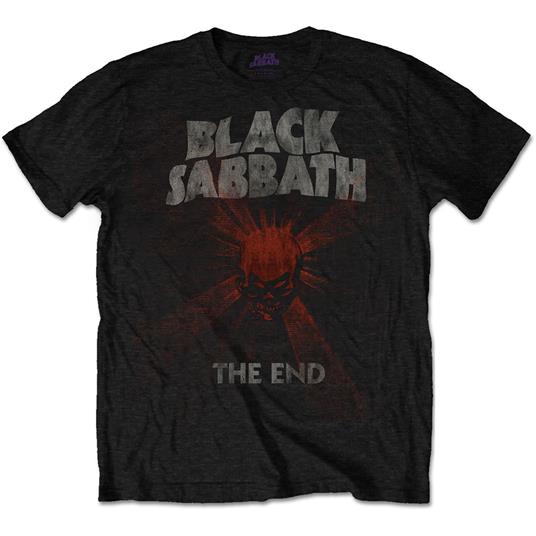 T-Shirt Unisex Black Sabbath. The End Mushroom Cloud Red
