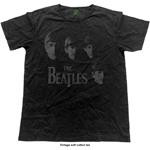 T-Shirt Unisex Tg. S Beatles. Faces Vintage Finish