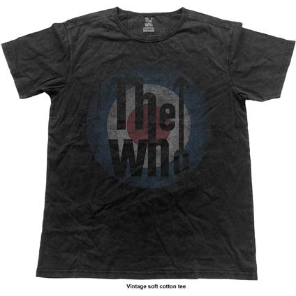 T-Shirt Unisex Tg. 2XL Who. Target Vintage Finish