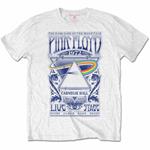 T-Shirt Unisex Tg. M Pink Floyd. Carnegie Hall Poster