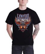 T-Shirt Unisex Lynyrd Skynyrd. Crossed Guitars