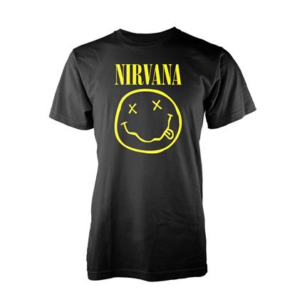 T-Shirt Unisex Nirvana. Smiley Logo