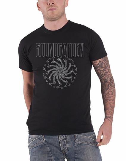 T-Shirt Unisex Tg. XL Soundgarden. Black Blade Motor Finger