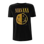 T-Shirt Unisex Tg. L Nirvana. Spliced Smiley