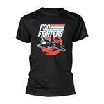 T-Shirt Unisex Tg. S. Foo Fighters: Jets Black