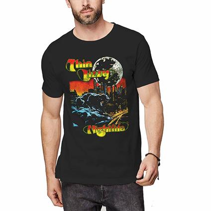 T-Shirt Unisex Tg. S Thin Lizzy: Nightlife Colour