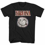 T-Shirt Unisex Tg. S Nirvana. Distressed Logo