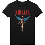 Nirvana T Shirt Angelic da Uomo in Nero