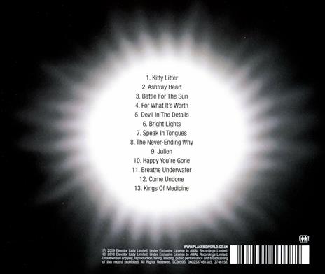 Battle for the Sun - CD Audio di Placebo - 2