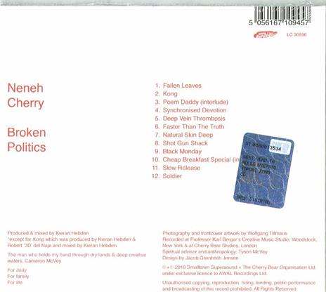 Broken Politics - CD Audio di Neneh Cherry - 2