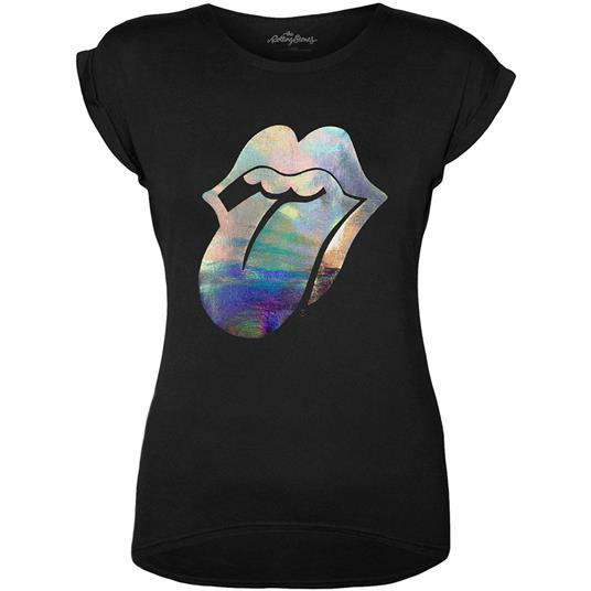 T-Shirt Donna Tg. XL Rolling Stones. Foil Tongue