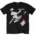 T-Shirt Unisex Tg. 2XL David Bowie. X Smoke Red