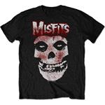 T-Shirt Unisex Tg. S Misfits. Blood Drip Skull
