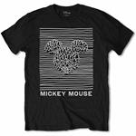 T-Shirt Unisex Tg. L Disney Mickey Mouse Unknown Pleasures