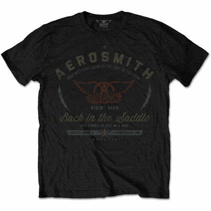 T-Shirt Unisex Tg. XL Aerosmith. Back In The Saddle