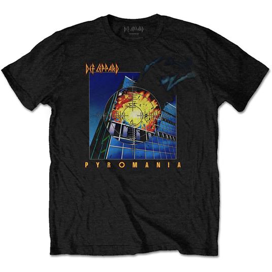 T-Shirt Unisex Tg. M Def Leppard. Pyromania