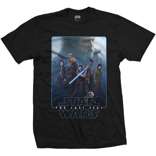 T-Shirt Unisex Tg. M Star Wars Episode VIII. The Force Composite