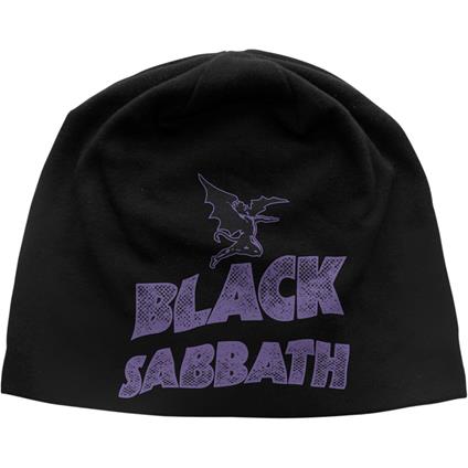 Berretto Black Sabbath. Logo & Devil Discharge Print