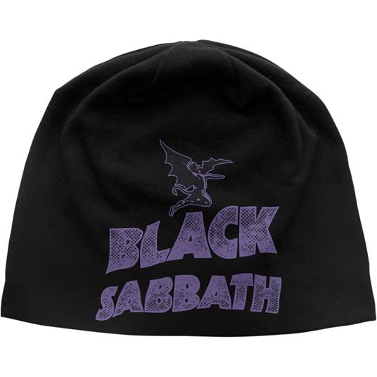 Berretto Black Sabbath. Logo & Devil Discharge Print