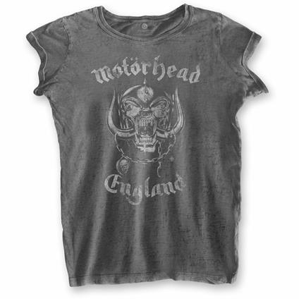 T-Shirt Donna Tg. XL. Motorhead: England